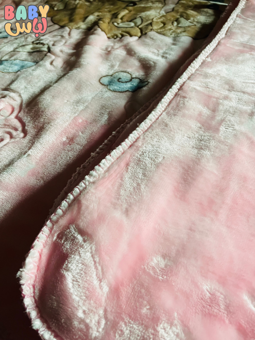 Bear Baby Pink Blanket